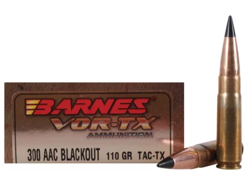 Barnes VOR-TX Ammunition 300 AAC Blackout