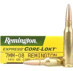 7mm-08 Remington ammo