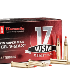 Hornady Ammunition 17 Winchester Super Magnum 20 Grain V-MAX Box of 50