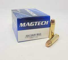 Magtech Ammunition 500 S&W Magnum 400 Grain Semi-Jacketed Soft Point Box of 20